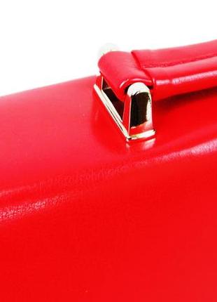 Жіночий діловий портфель daymart з екошкіри amo sst11 червоний6 фото