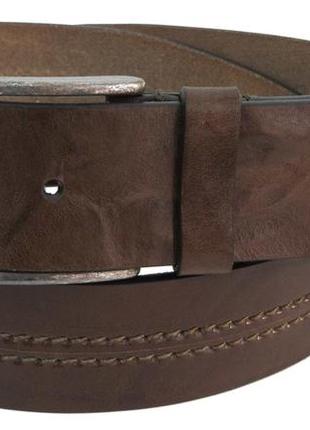 Женский винтажный кожаный ремень daymart farnese, италия, sfa197 grey, серый