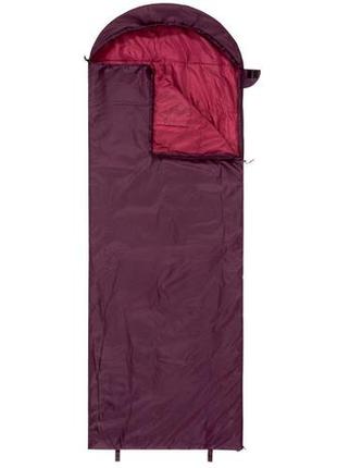 Летний спальный мешок, спальник daymart +13,6c rocktrail mummy бордовый3 фото