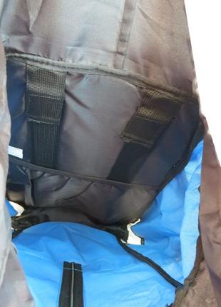Туристичний, похідний рюкзак daymart 45l adventuridge блакитний із сірим10 фото