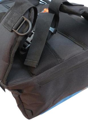 Туристичний, похідний рюкзак daymart 45l adventuridge блакитний із сірим9 фото