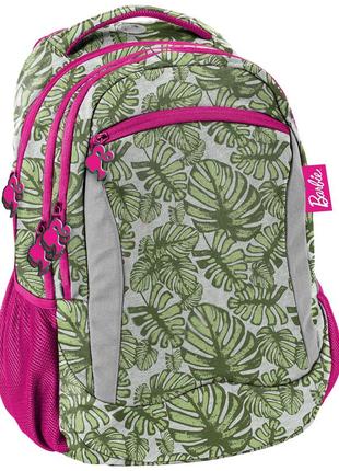 Красочный женский рюкзак daymart 25l paso barbie tropical leaves bal-2808