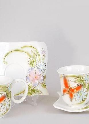 Чайний набір bright 3d-118 220мл daymart 12 предметів