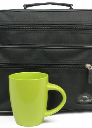 Практичная мужская сумка daymart wallaby 2440 черный6 фото
