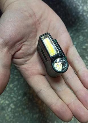 Кишеньковий акумуляторний ліхтарик, заряджається від usb, parkside led, 50/150 lm, 3,7 v, 800 ма·год4 фото