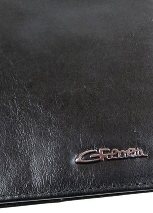 Чехол кожаный для визиток, визитница giorgio ferretti черный7 фото