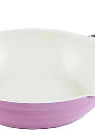 Сковорода глибока fissman lazurite ø28см daymart з керамічним антипригарним покриттям