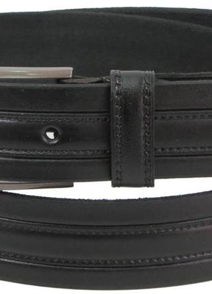 Мужской кожаный ремень daymart под брюки skipper 1284-35 черный