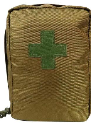 Армейская аптечка, военная сумка daymart для медикаментов 3l ukr military койот