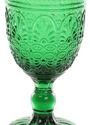 Набір 6 винних келихів siena toscana 300мл daymart ,смарагдове скло