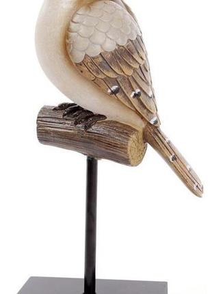 Декоративна статуетка "птах на жердині" 13.5х7х28см