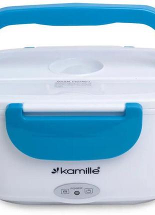 Ланч-бокс kamille snack 450мл daymart  + 650мл daymart  з підігрівом (220v), блакитний4 фото
