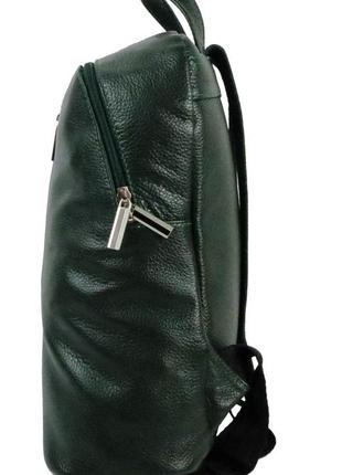 Жіночий шкіряний рюкзак daymart borsacomoda 14 л зелений 841.0145 фото