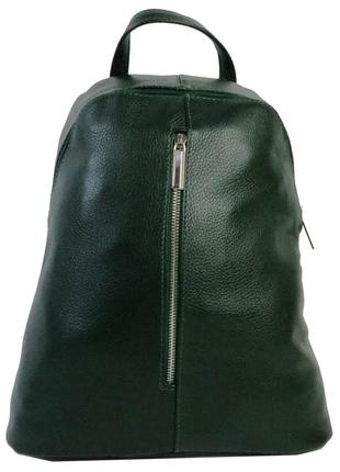 Жіночий шкіряний рюкзак daymart borsacomoda 14 л зелений 841.0142 фото