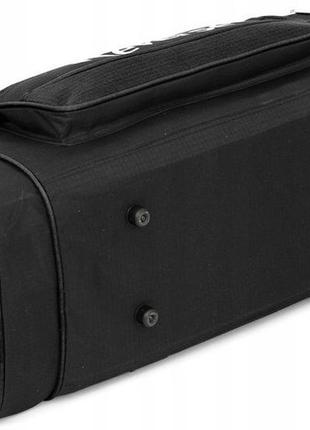 Вместительная дорожная сумка daymart из кордуры 58l reverse черная4 фото