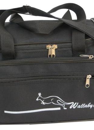 Небольшая дорожная сумка daymart 22 л wallaby 2686-2 черная3 фото