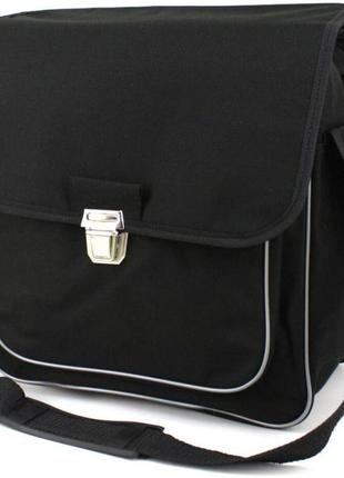 Мужская текстильная сумка daymart почтальон wallaby 855 черный1 фото