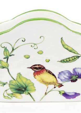 Підставка для серветок порцелянова "кантрі" 14.5х4х8см daymart (серветниця)