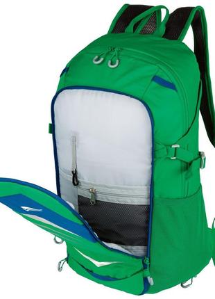 Рюкзак daymart із повітропроникною спинкою і дощовиком crivit 16l ian37180 зелений7 фото