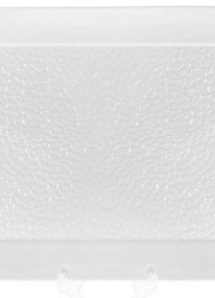 Набір 2 блюда сервірувальні "white city грація" прямокутні 35x26см daymart daymart, біла порцеляна