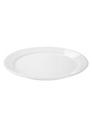 Набір 6 десертних тарілок ipec bari ø19см  daymart  кам'яна кераміка, білі1 фото