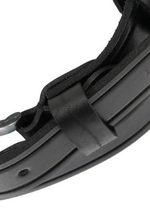 Мужской кожаный ремень daymart под джинсы skipper 1262-38 черный 3,8 см3 фото