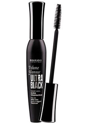 Тушь для ресниц bourjois volume glamour ultra black объем буржуа