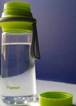 Пляшка для води fissman drink 500мл daymart з фільтром, пластик3 фото