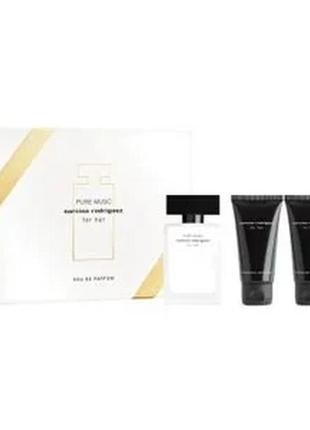 Парфумований набір жіночий narciso rodriguez pure musc set (парфумована вода, 50 мл + лосьйон для тіла, 50 мл