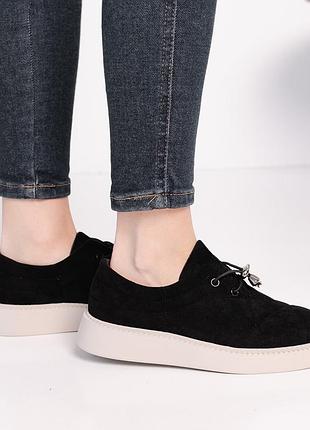 Лоферы женские fashion wendy 3911 36 размер 23,5 см черный2 фото