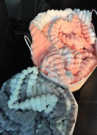 Детский плед двухцветный 80х100 см2 фото