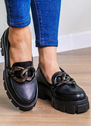 Туфлі жіночі fashion vizier 3271 38 розмір 24,5 см чорний