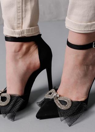 Женские туфли fashion keiko 3986 38 размер 24,5 см черный