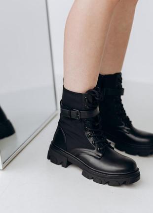 Черевики жіночі fashion aeris 3289 36 розмір 23,5 см чорний