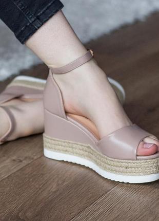 Женские босоножки fashion bacabs 2788 40 размер 25,5 см бежевый