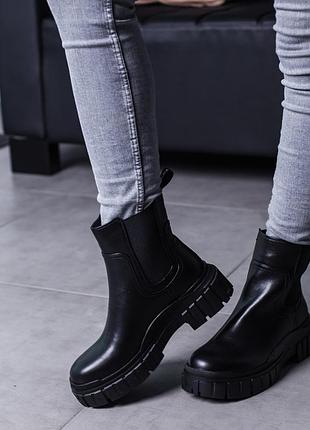 Черевики жіночі fashion carrots 3453 36 розмір 23,5 см чорний