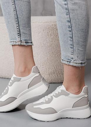 Кросівки жіночі fashion tina 3938 36 розмір 23,5 см білий