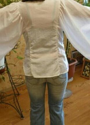 Дуже цікава біла блуза, блузка2 фото