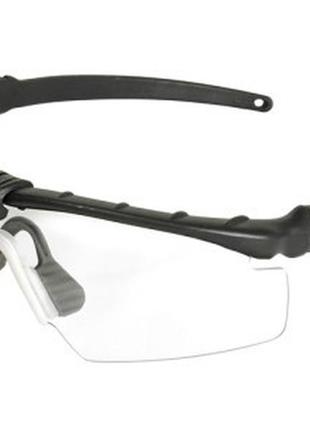 Окуляри захисні pj tactial glasses black/clear