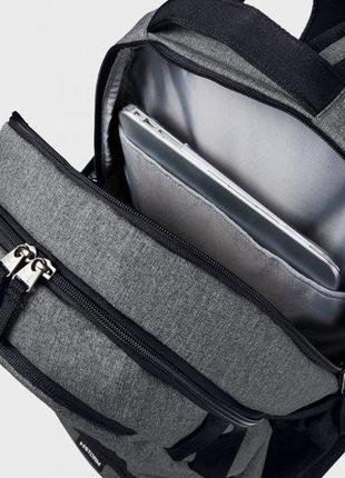Рюкзак ua hustle 5.0 backpack сірий уні one size 32х51х16 см (1361176-002)4 фото