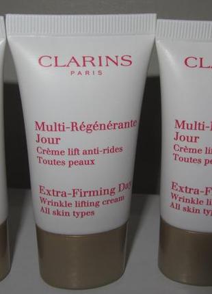 Крем для лица clarins дневной multi-régénérante jour (для всех типов кожи),15мл1 фото