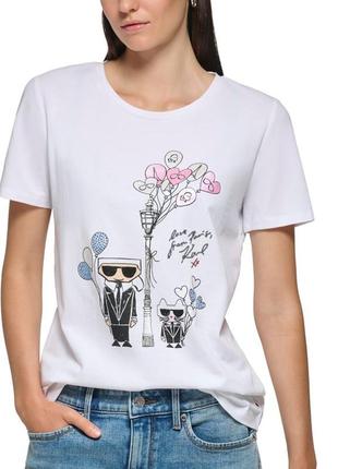 Футболка karl lagerfeld оригінал оригинал xs, l