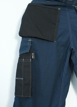 Знижка 🔥 snickers cordura штани чоловічі робочі будівельні сині з петлямя для інструменту комбінезон відкидними кишенями engelbert strauss dewalt6 фото