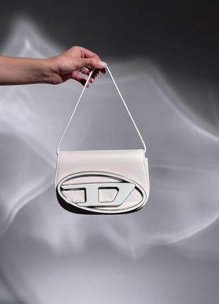 👜 diesel 1dr iconic shoulder bag white