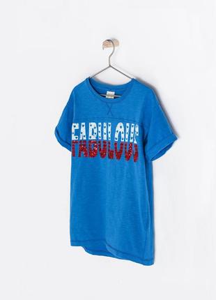 Суперстильна футболка для дівчинки zara запалення