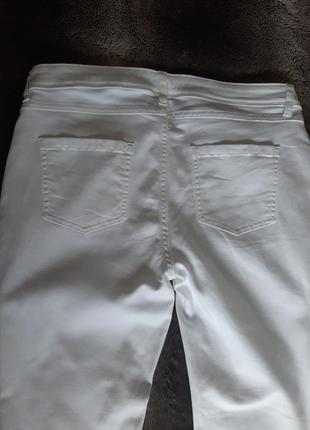 Женские джинсы белые базовые7 фото