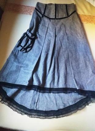 Спідниця максі корсет