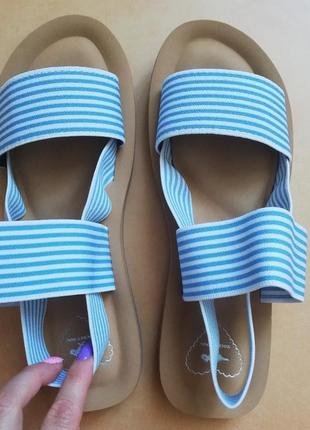 Бело-голубые сандалии, босоножки, размер 38/39, rocket dog1 фото