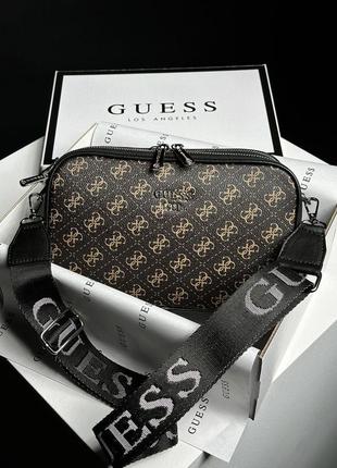 Сумка guess crossbody harmonic brown