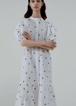 Плаття в стилі zara вишивка